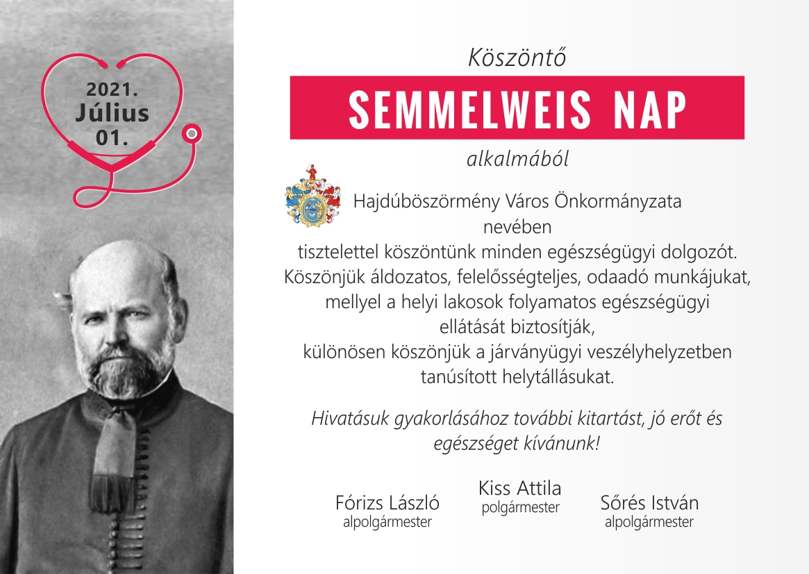 Köszöntő Semmelweis nap alkalmából