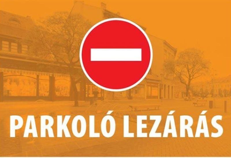 A Kossuth Lajos utcán a várakozóhelyek lezárásra kerülnek
